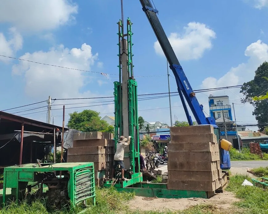 Về dịch vụ ép cọc bê tông của Ép Cọc Hoàng Thanh