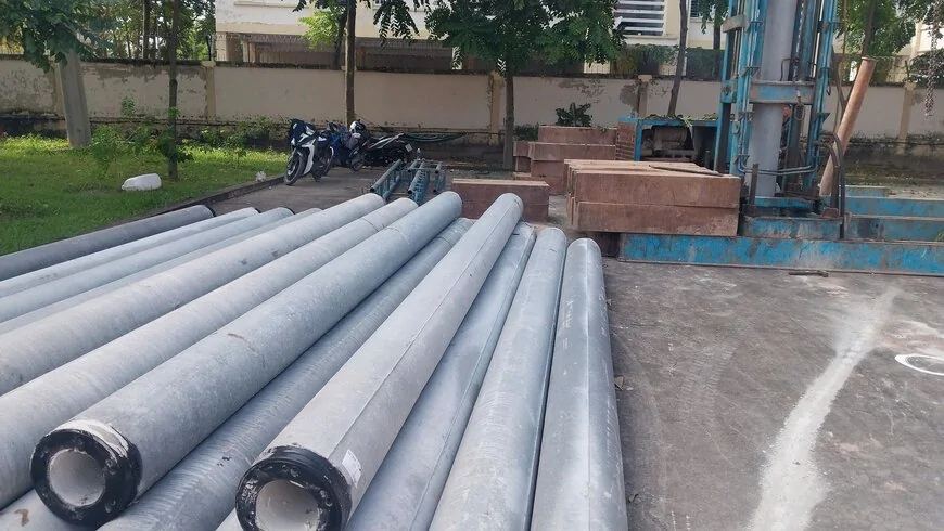 Thi công ép cọc bê tông NEO