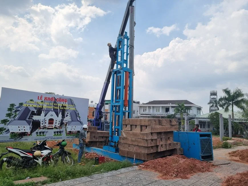 Yêu cầu về vị trí và trọng tâm của nhóm cọc bê tông