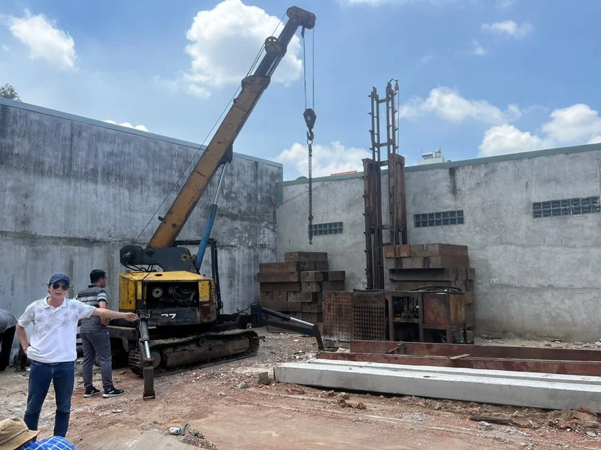 Độ chính xác khi thiết kế, đo lượng và định vị cọc