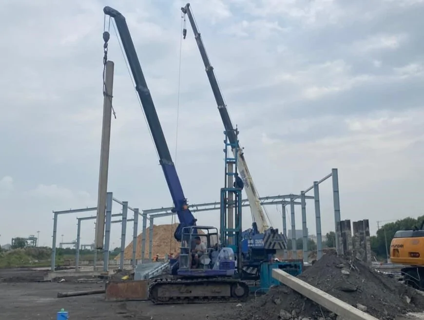 Ép cọc bê tông, phương pháp gia công nền móng hiệu quả nhất